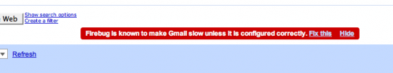 Gmail and Firebug