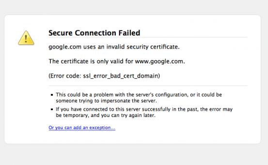 Google adsense error