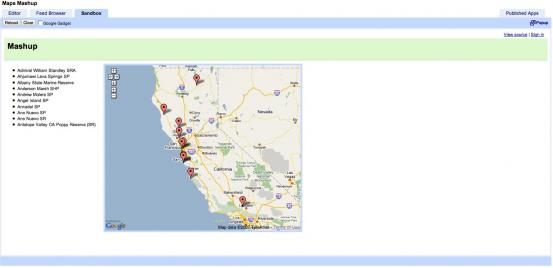 Google Mashups Map Mashup