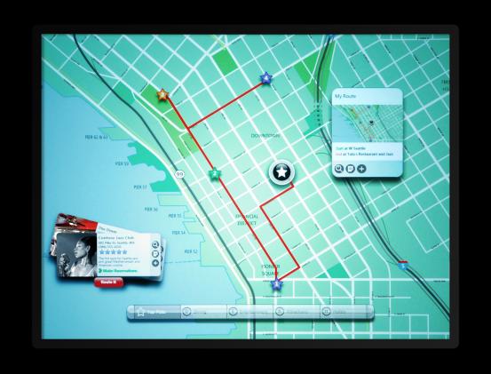 Microsoft Surface map app