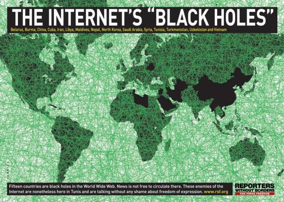 the internet black holes