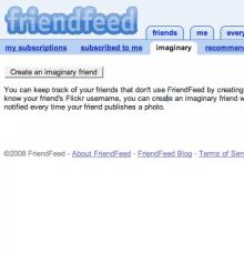 FriendFeed : Imaginary Friends, το δεξί χέρι του καλού κατασκόπου