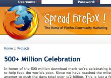 Ο Firefox γιορτάζει με μισό δις ρύζι!