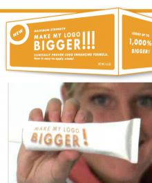 Make My Logo Bigger Cream!