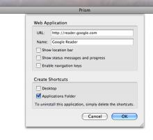 Mozilla Prism = Desktop + Web