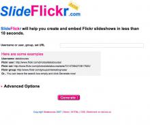 Νέα features για το Slideflickr!