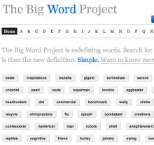 The Big Word Project